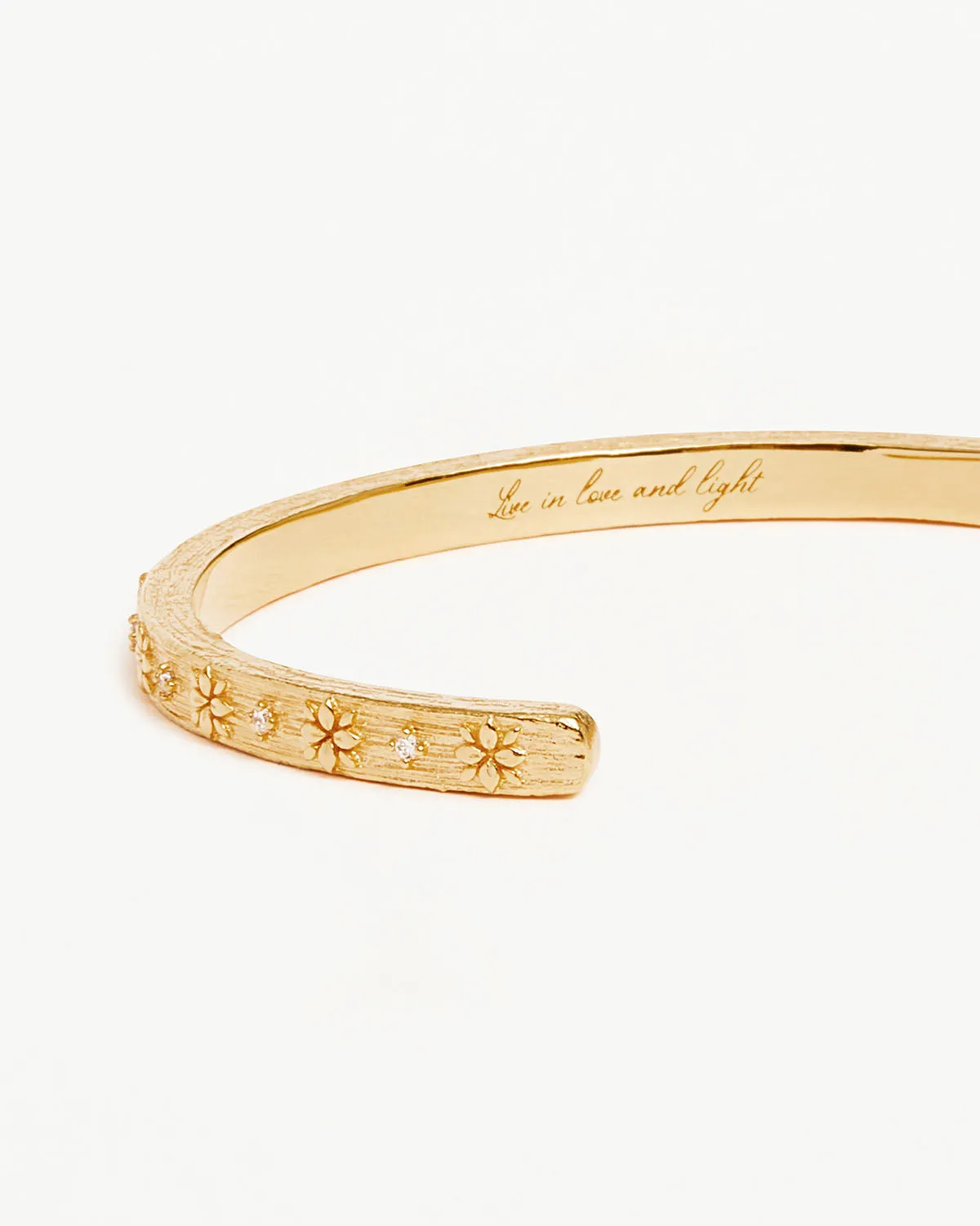 18k Gold Vermeil Live in Grace Cuff