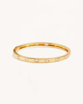 18k Gold Vermeil Magic of You Hinged Bracelet