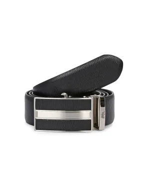 AL_9110-BLACK Leather Belt For Men's