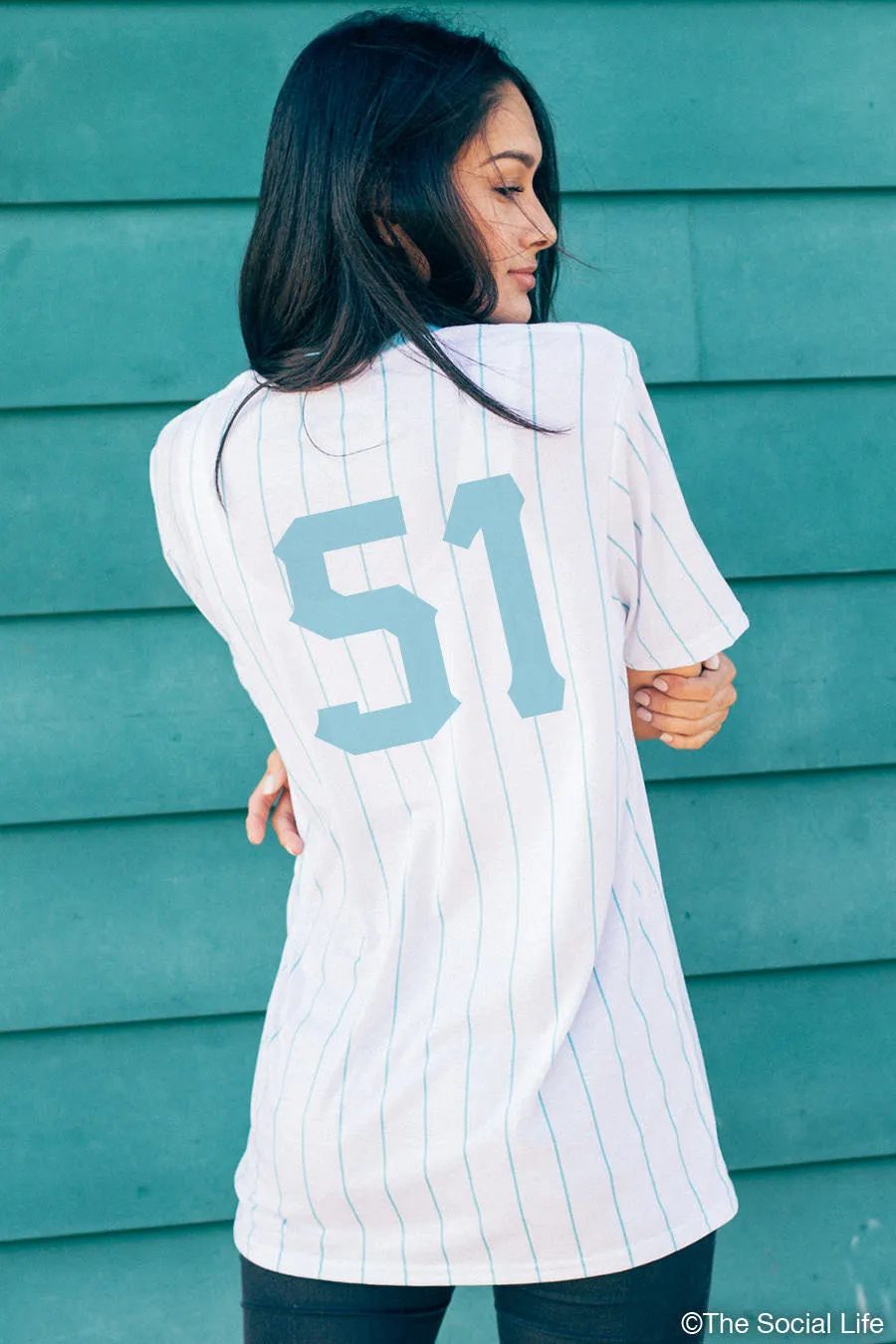 Alpha Delta Pi Pinstripe Tee