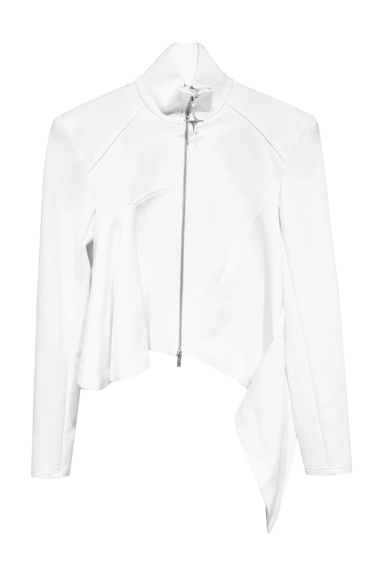  Asymmetrical hem jacket