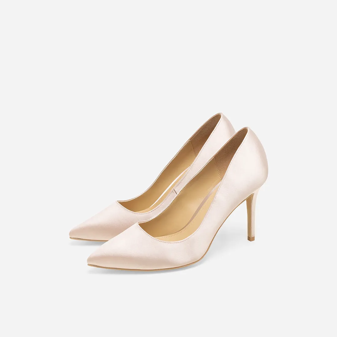 Athena Satin Pumps