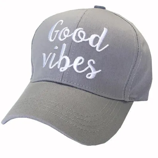 BA-2017 C.C Good Vibes Grey Cap