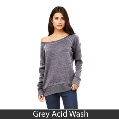 Bella   Canvas Ladies' Triblend Slouchy Wide Neck Fleece Sweatshirt