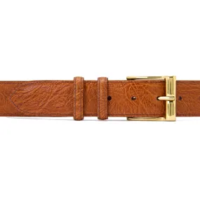 Belt in Cognac Buffalo