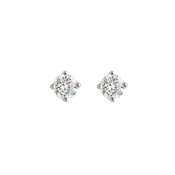 Bianc CZ Large Claw Set Stud Earrings