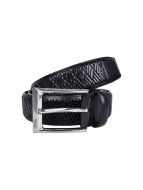 Bs 405 Black Leather Belts