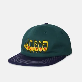 Butter Goods - Caterpillar 6 Panel Cap - Forest / Navy