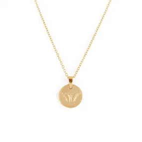 Butterfly Necklace - Gold