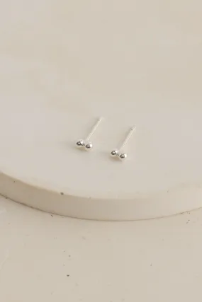 Calista Stud Earrings Silver