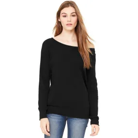 CLOSEOUT - BELLA CANVAS Women's Sponge Fleece Wide-Neck Sweatshirt