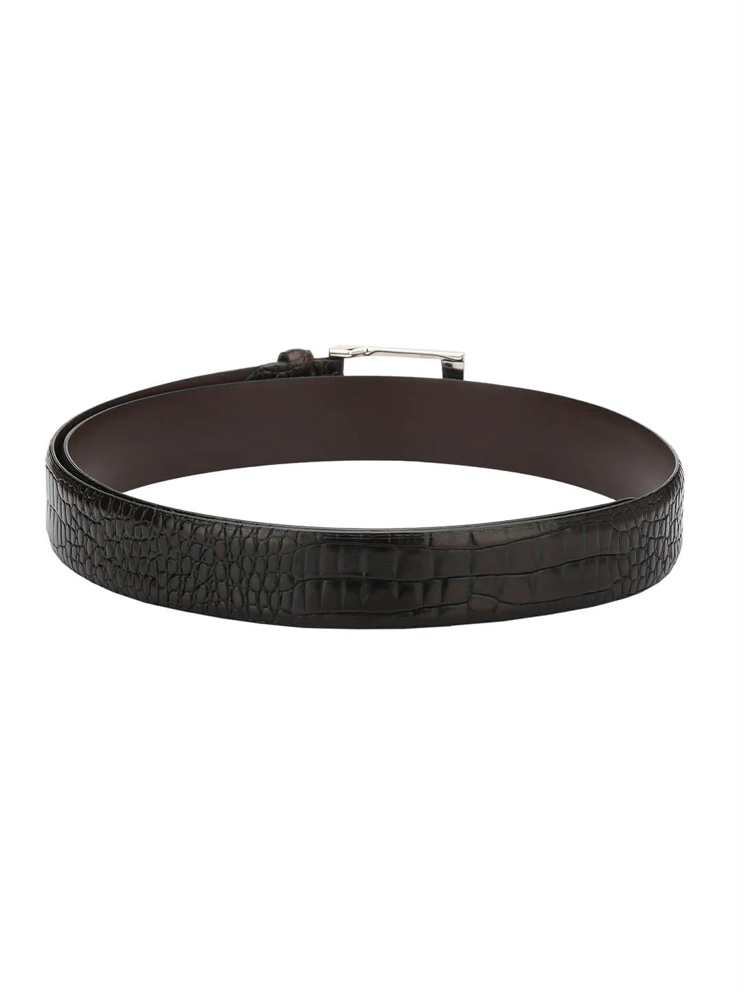 Croco 1568 Brown Leather Belts