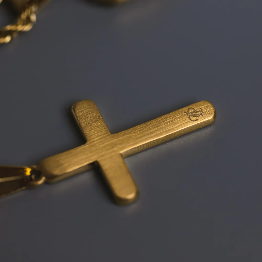 Cross Pendant - Gold