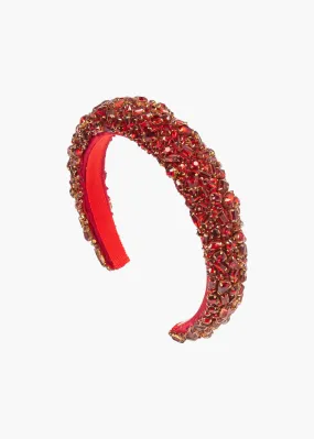 Czarina Headband -- Ruby