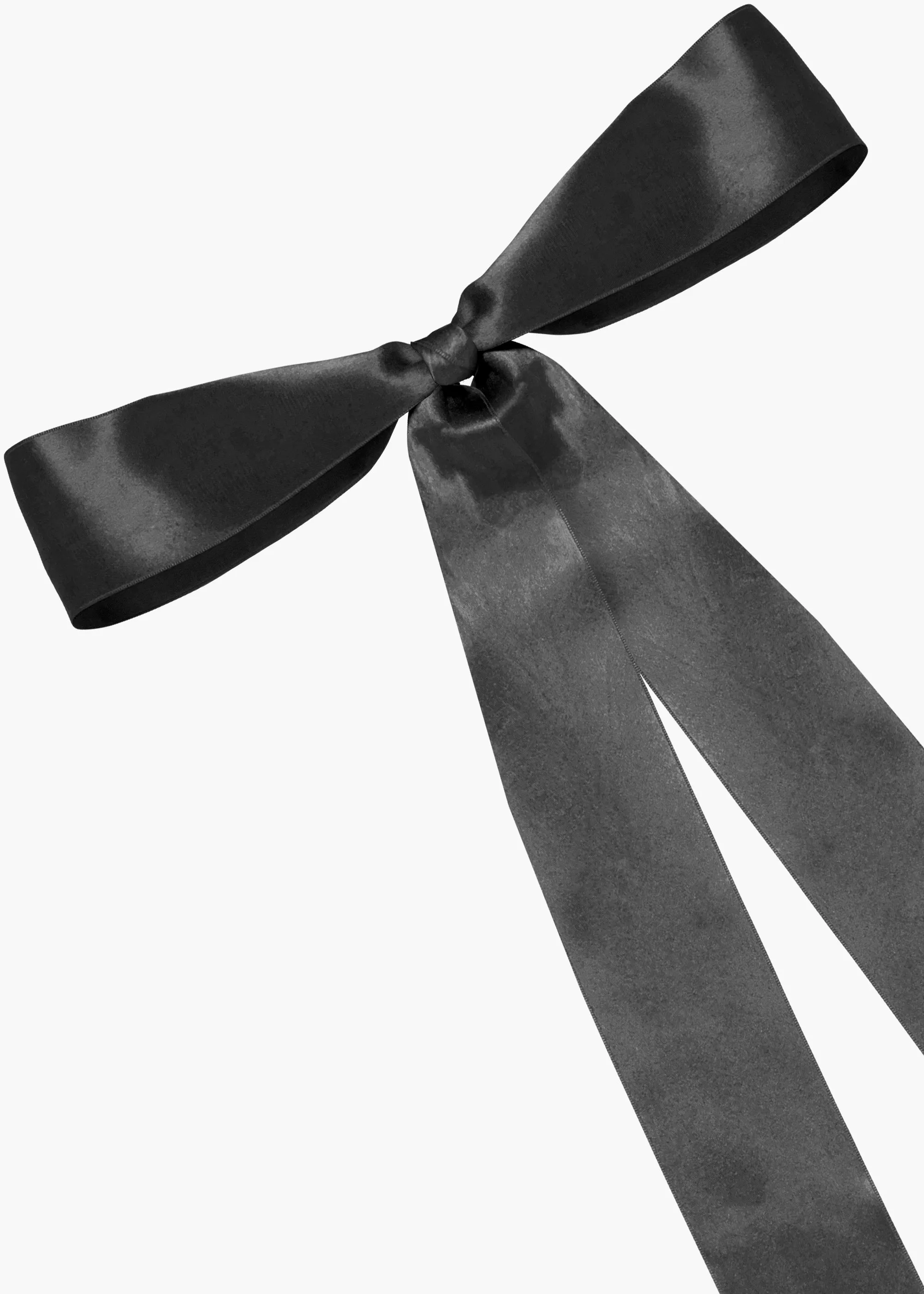 Darla Bow Barrette -- Black