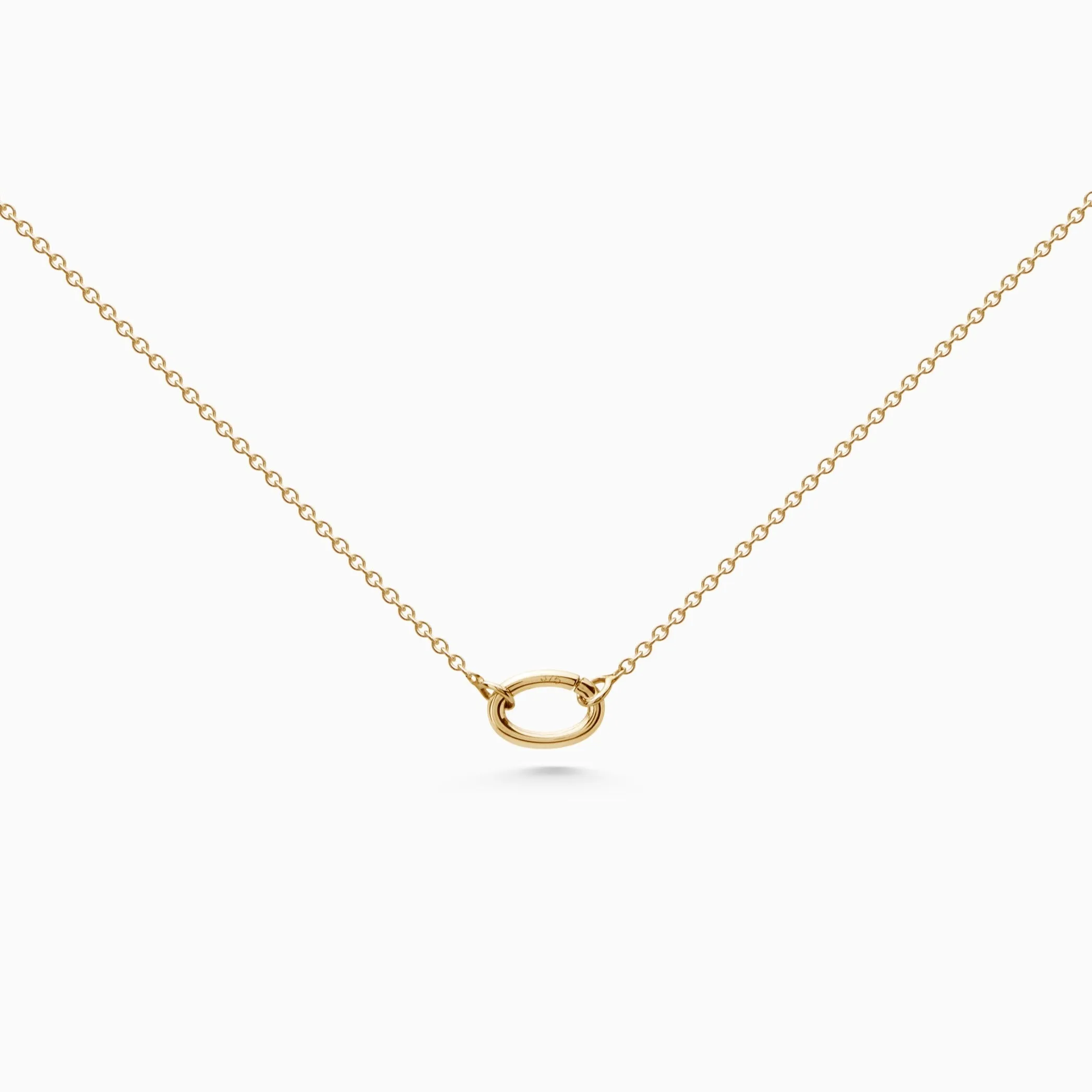 Elegant Gold Delicate Hinge Link Necklace