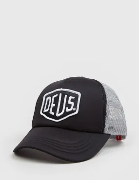 Deus Ex Machina Baylands Trucker Cap - Black/Grey