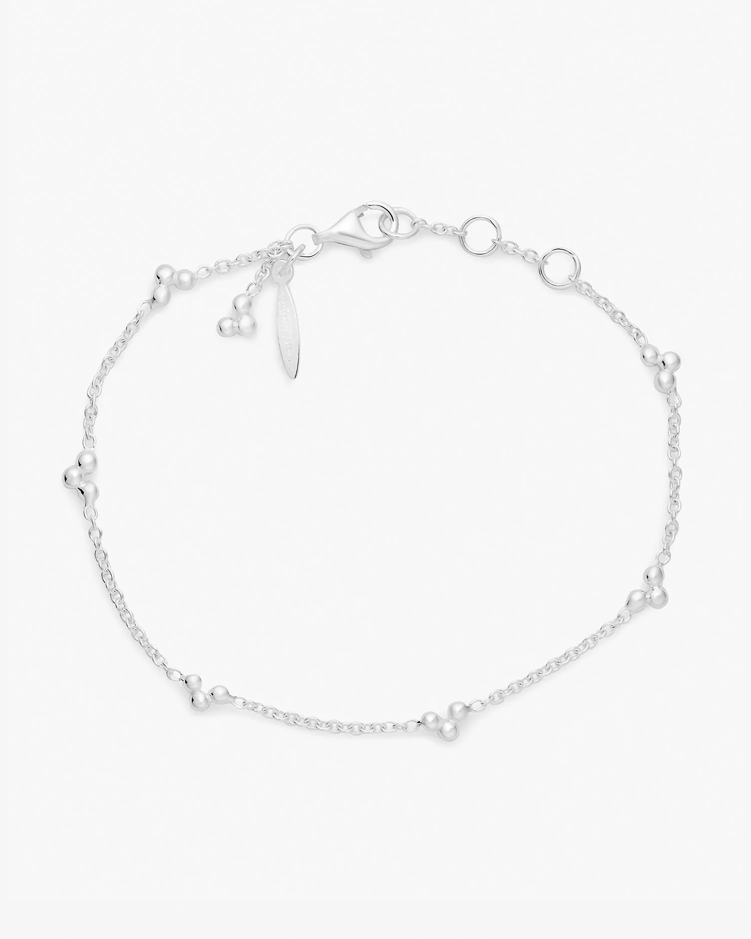 Drops full bracelet silver