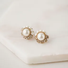 Empress Pearl Post Earrings