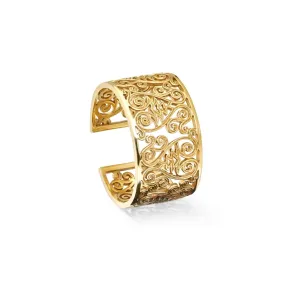 Florio Cuff Yellow Gold