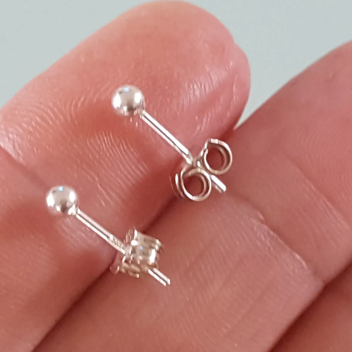 FREE GIFT - Sterling Silver 3 mm Ball Stud Earrings