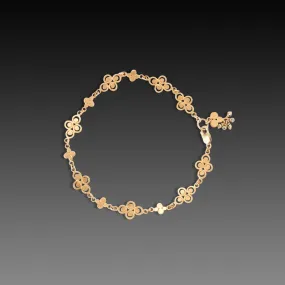 Gold Filigree Link Bracelet