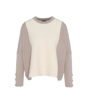 Hamilton Crew Neck Jumper - Beige