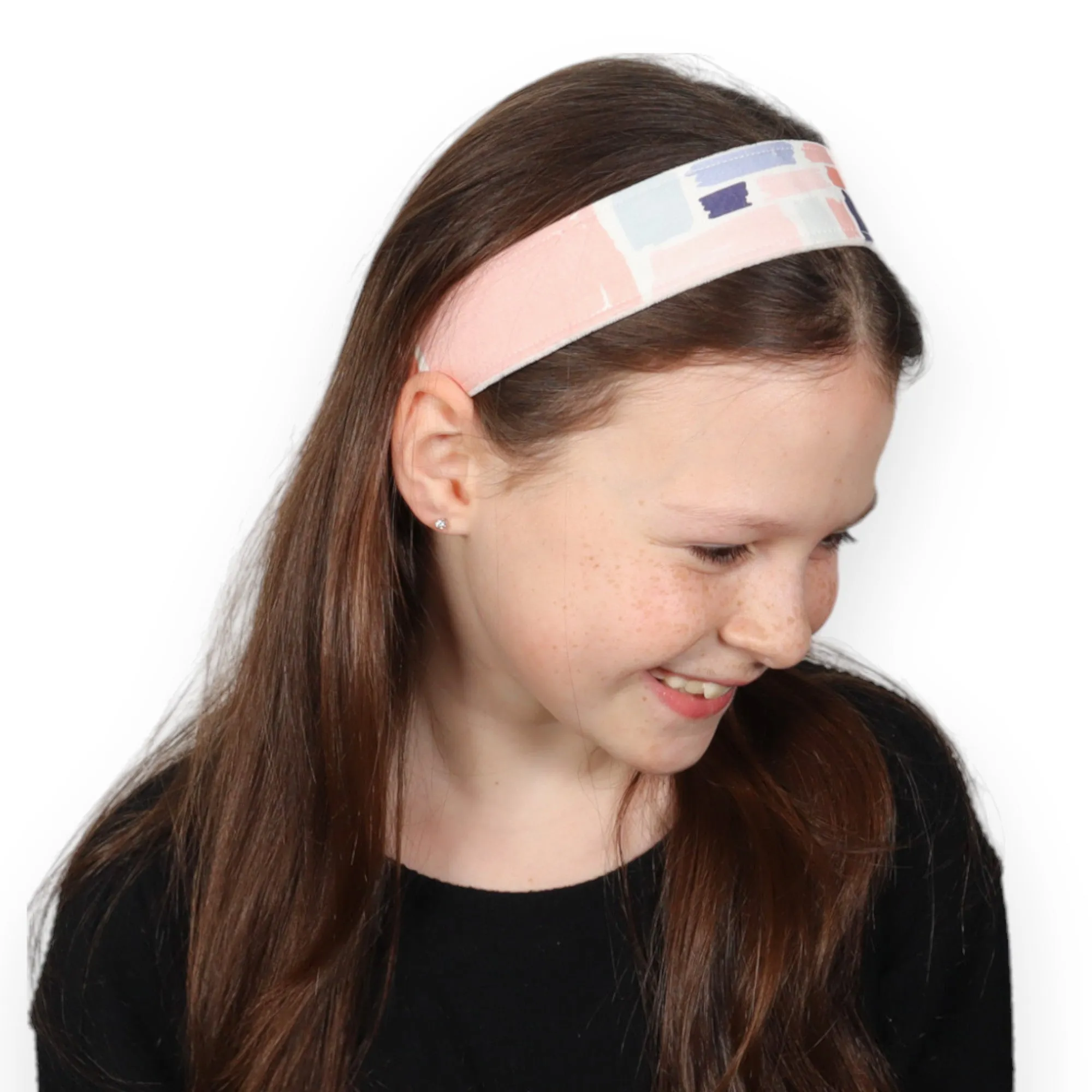 Headband Sewing KIt - Abstract Blue - Makes 4 Headbands