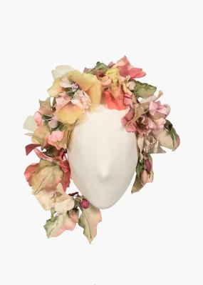 Jennifer Behr x New York Vintage Clementine Cascade Headpiece -- Garden