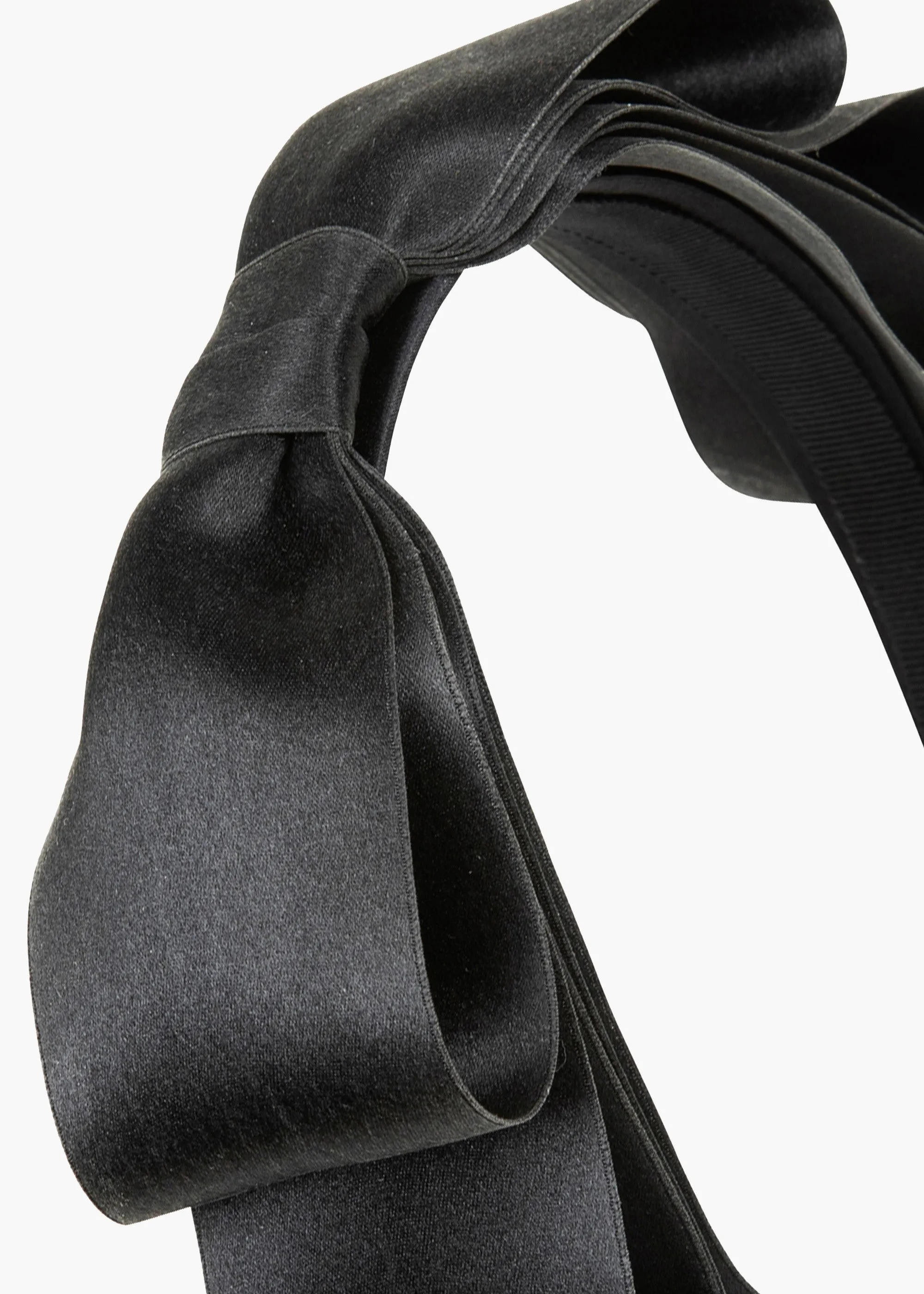 Karina Bow Headband -- Black