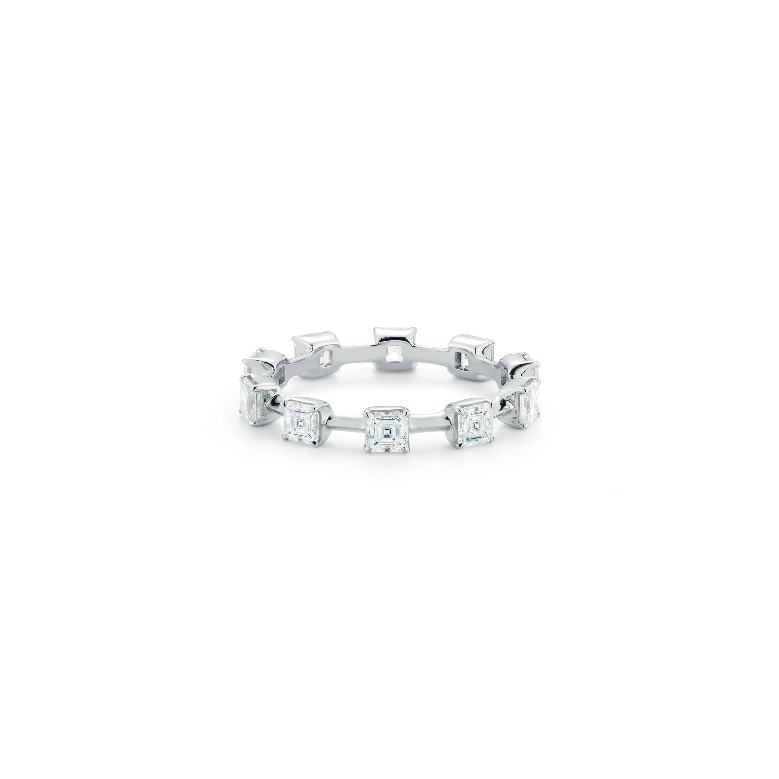 Kismet Emerald Cut Diamond Band