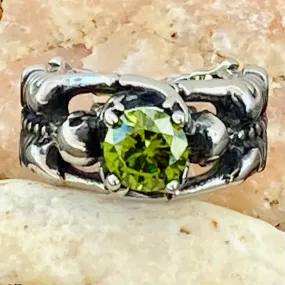 Ladies Ring - 08 August Birthday - Peridot - R114