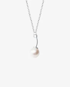 Le Pearl single necklace silver