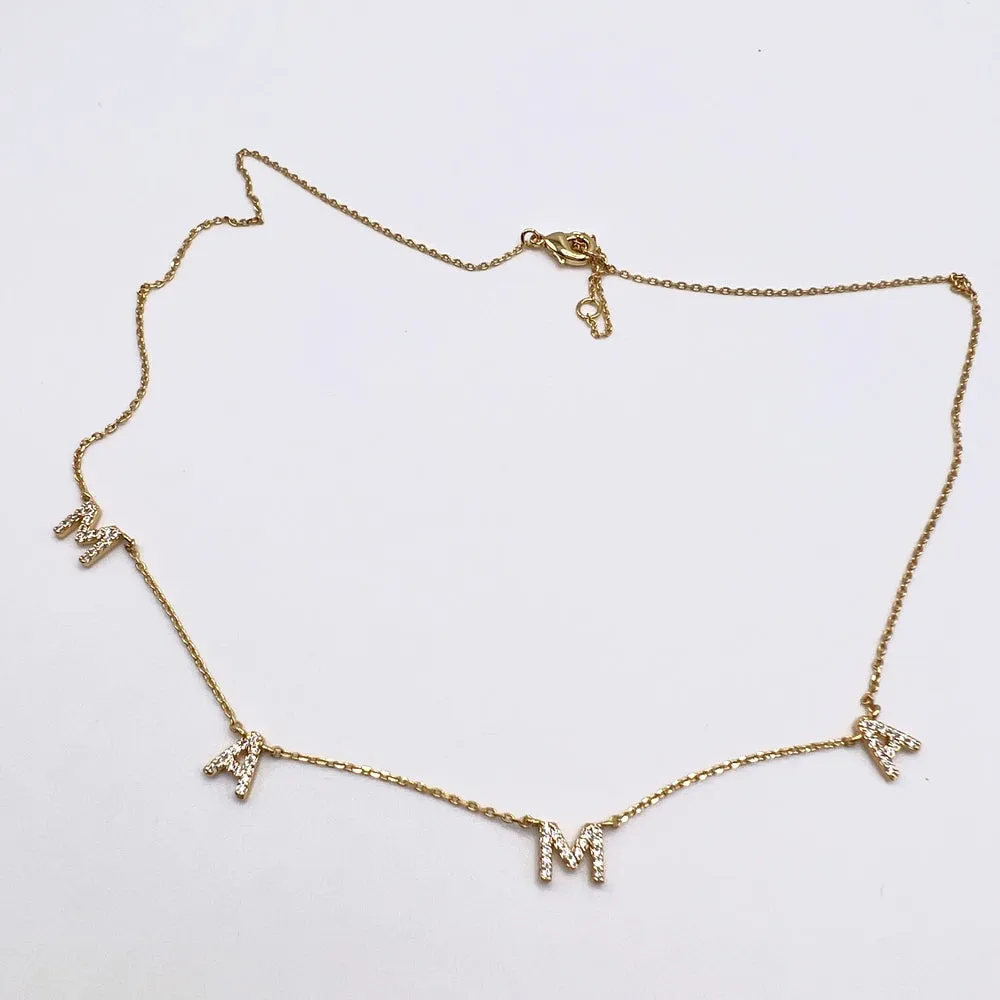 Mom - Mama Thin Chain Necklace