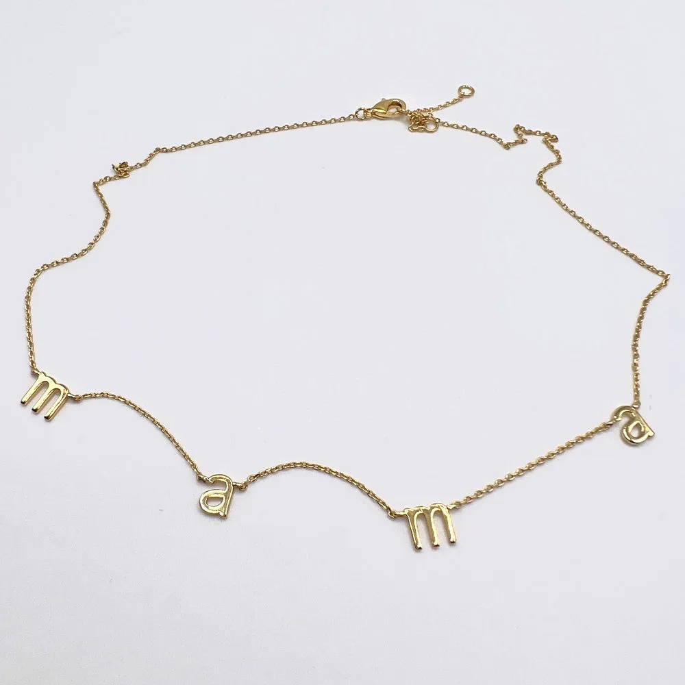 Mom - Mama Thin Chain Necklace