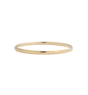 Oval Hinge Bangle 14K