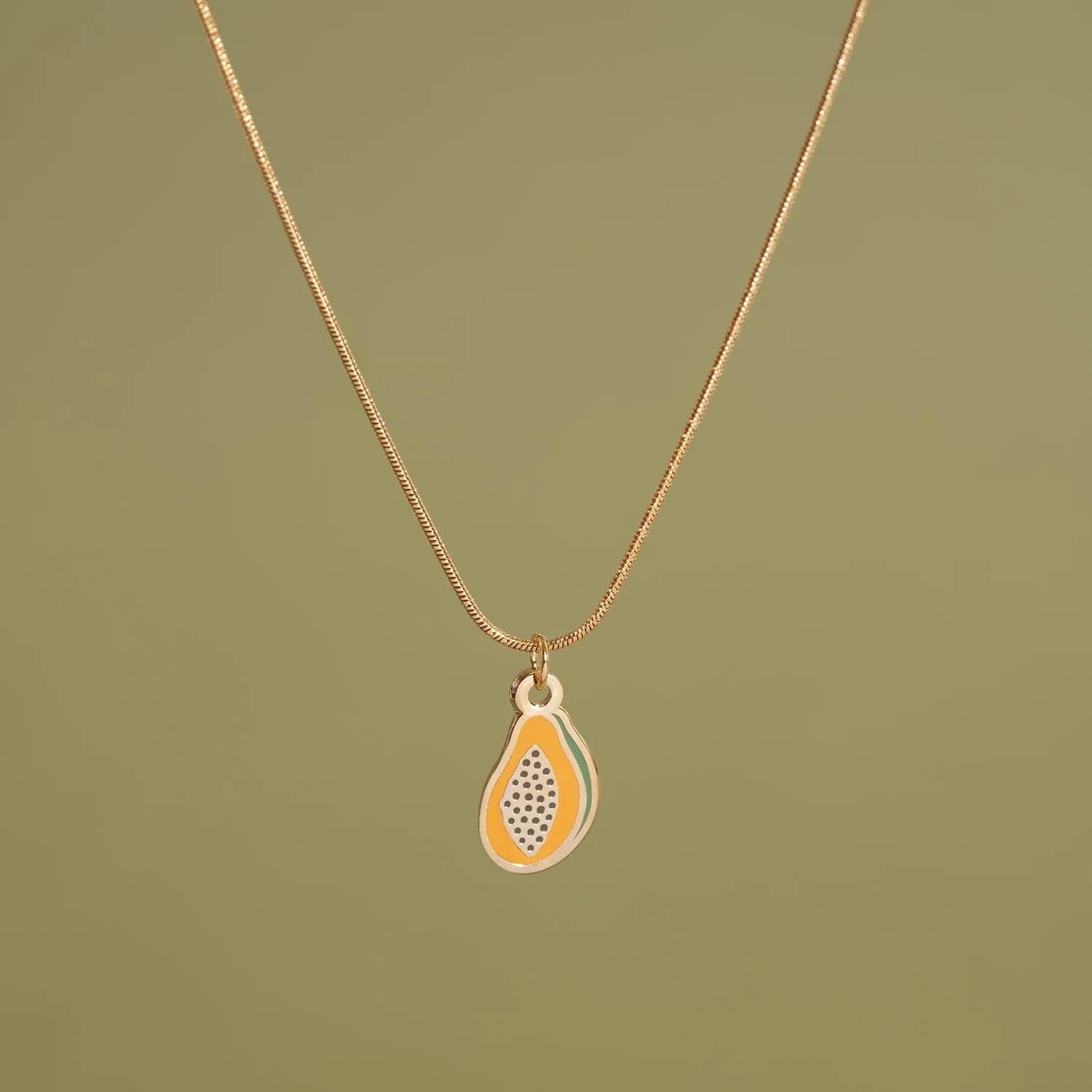 Papaya Necklace