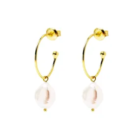 Pearl Gold Earrings