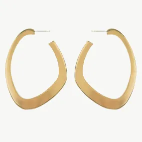 Sabi Flat Hoop Earrings