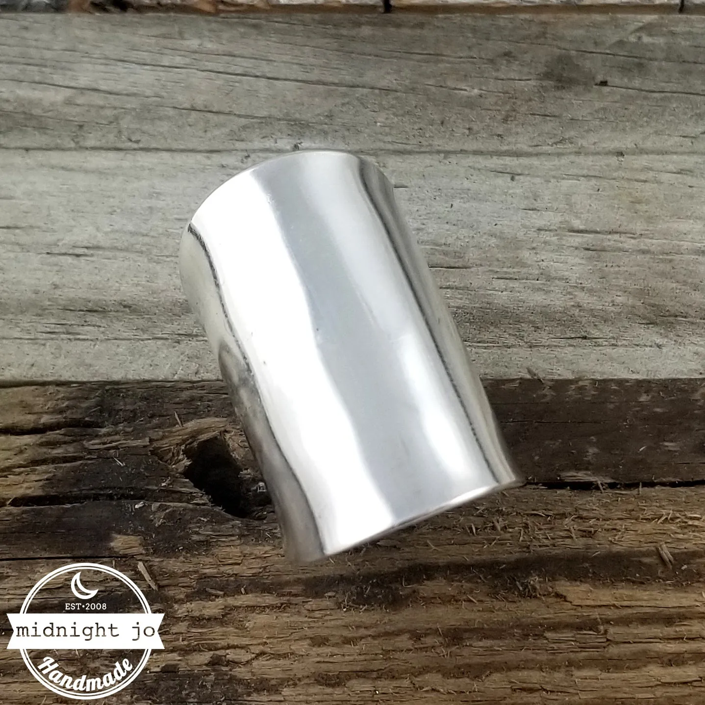 Silver Shield Spoon Ring Your Size