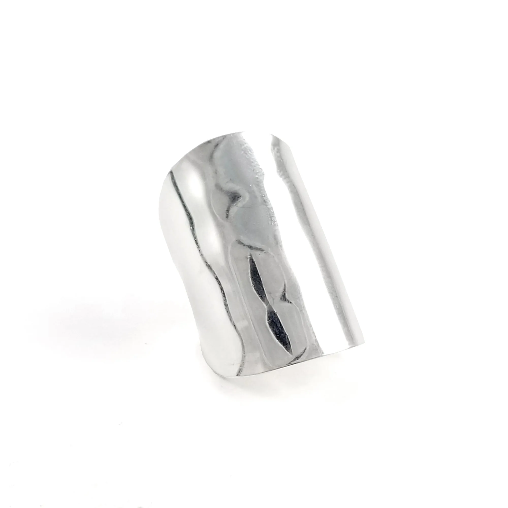 Silver Shield Spoon Ring Your Size