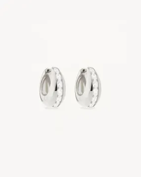 Sterling Silver Magic of You Hoops