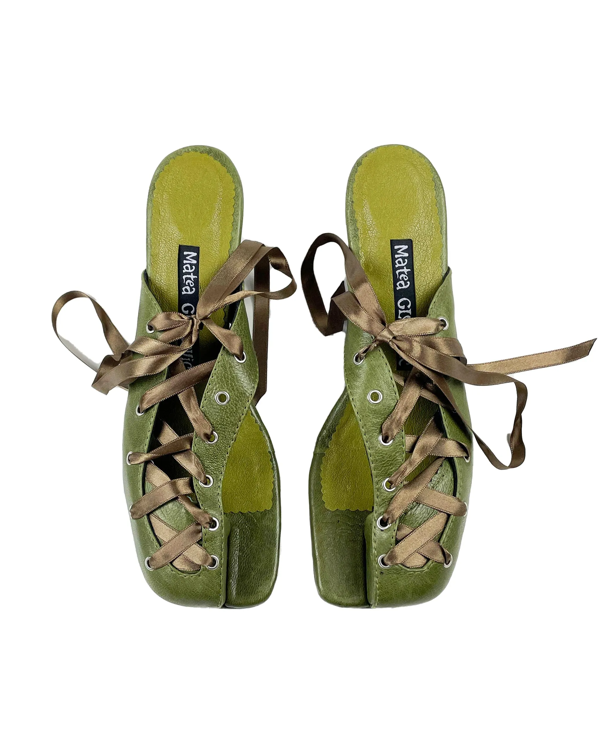 Toes in the Sand Mule Sandals - Green