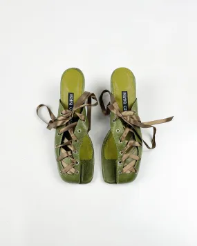 Toes in the Sand Mule Sandals - Green