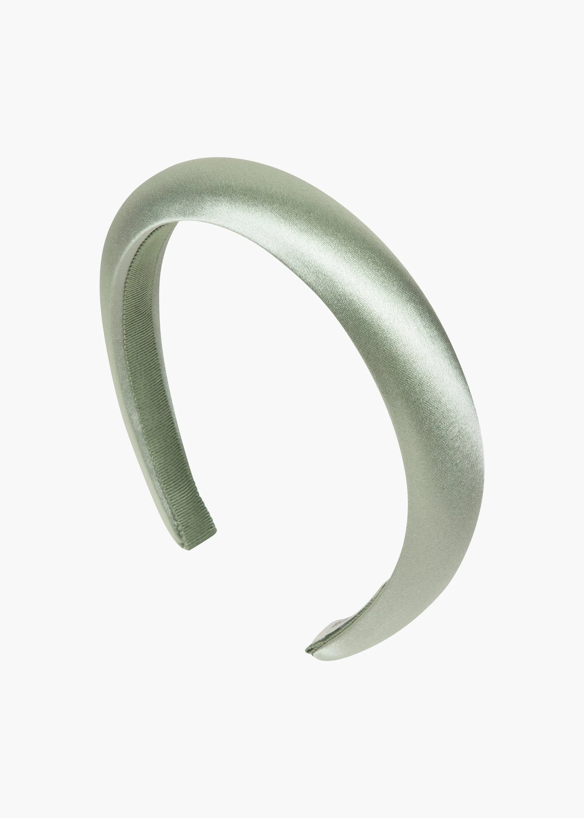 Tori Headband in Satin -- Pistachio